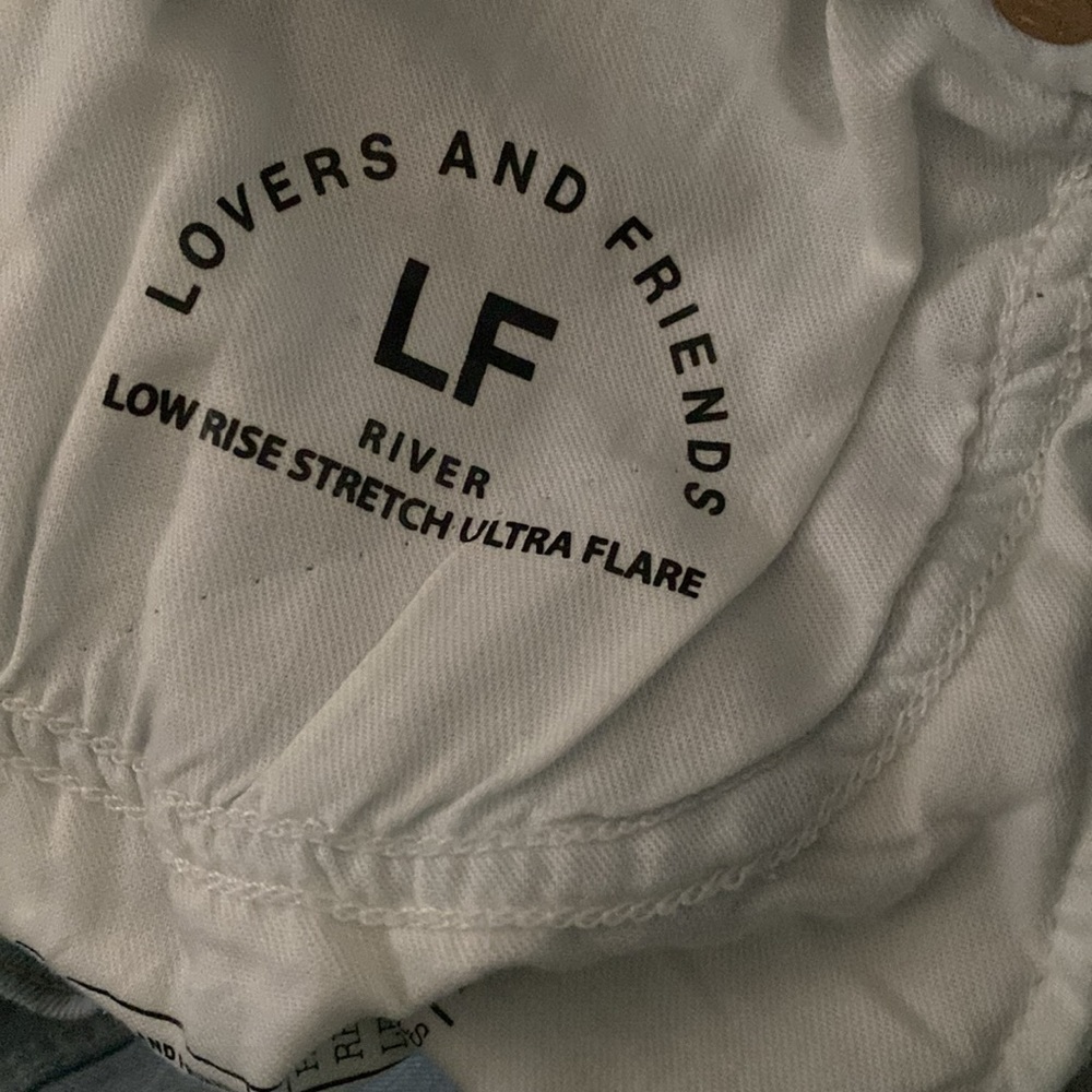 Lovers and Friends / River Low Rise ultra Flare in Key west light wash jeans 31 - Picture 6 of 9